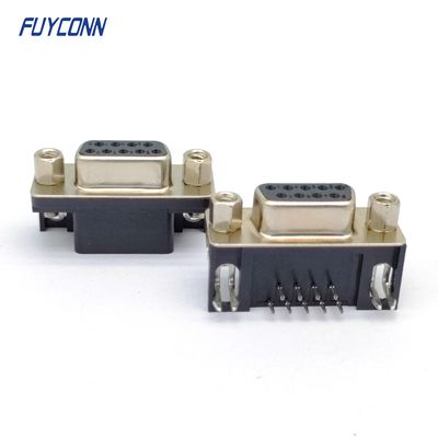 ขั้วต่อ DSUB 9 พิน PCB มุมขวาขั้วต่อ D-SUB ตัวเมีย (8.08 มม.)