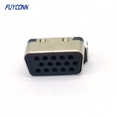 ขั้วต่อ VGA D-SUB 15 พินตัวเมีย 0.9 มม. โปรไฟล์ล่าง