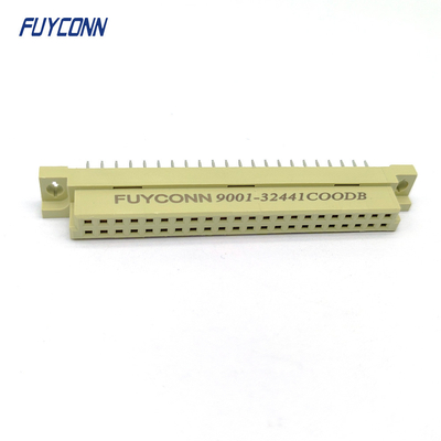9001 ซีรี่ย์ DIN41612 เครื่องเชื่อม PCB สูง 2 แถว หญิง 2 * 22 ปิน 44 ปิน