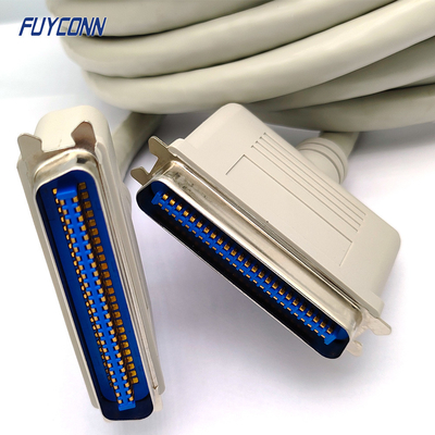 IEEE-1284 50pin Solder Cup Centronics Connector คาเบลเครื่องพิมพ์ขนาน CN50 ถึง CN50