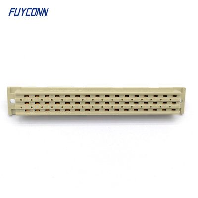 พลังงาน 48 ปิน DIN41612 เครื่องเชื่อม PCB สายตรง หญิง 3 * 16 ปิน 5.08mm Pitch