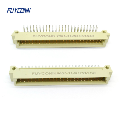 48 Pin DIN 41612 Connector PCB มุม 2 แถว เพศ 2 * 24 Pin 48 Pin 9001 Connector