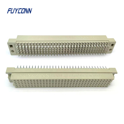 หญิง 9001 ซีรีส์ Connector PCB สูง 5 แถว 5 * 32P 160 Pin DIN 41612 Connector