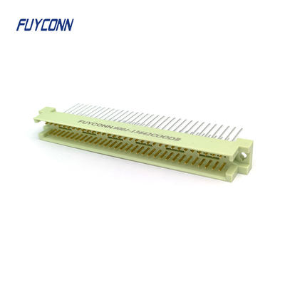 PCB สายตรง 64 Pin Male 42612 เครื่องเชื่อม 2 * 32P 13mm DIN 41612 เครื่องเชื่อม