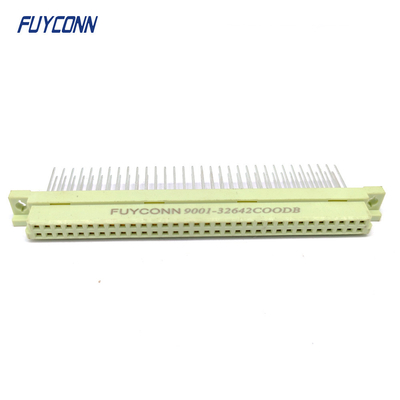 2 แถว 64P 15 มิลลิเมตร ติดตั้ง 264 หญิง Eurocard Connector