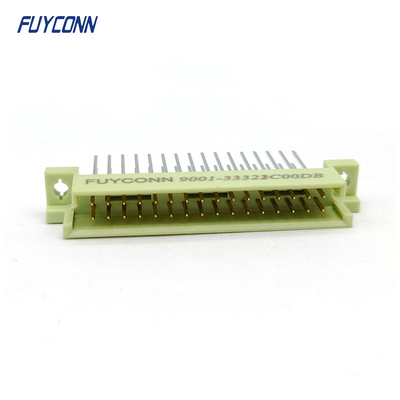 32 Pin Male Euro Connector 2 แถว 2 * 16pin 32Pin 15mm DIN 41612 เครื่องเชื่อม