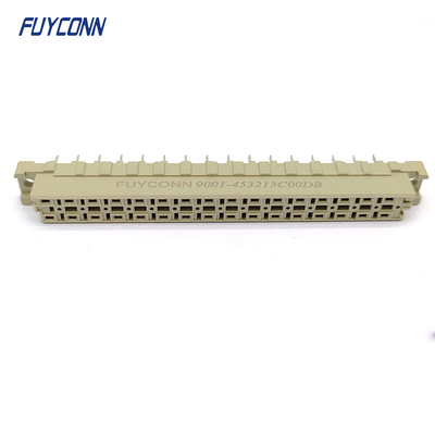 32P 5.08mm DIN41612 เครื่องเชื่อมต่อ PCB ตรง หญิง 2 * 16P 32Pin พลังงาน 41612 เครื่องเชื่อมต่อ