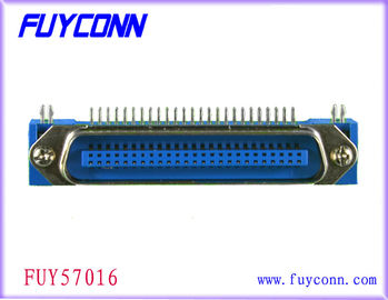Centronics ชาย PCB การติดตั้งขั้วต่อเครื่องพิมพ์มุมขวา 14 พิน 24 พิน 36 พิน 50 พิน