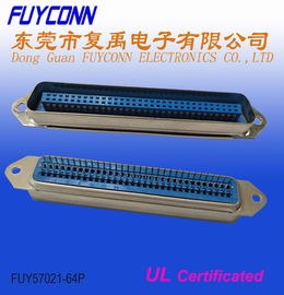 ได้รับการรับรอง UL Centronic Connector 64 Pin Male Straight PCB Connector