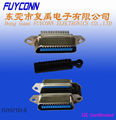 GPIB24P ตัวผู้ Centronics ตัวเชื่อมต่อ IEEE488 IDC Crimping Type พร้อมคลิปลวด