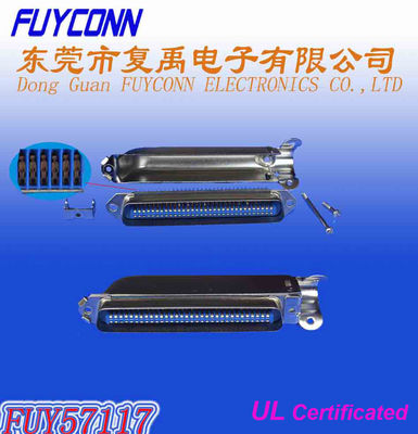 57-70640 แอมเฟนอล คอนเนคเตอร์ 90 องศา IDC ชายพล็อก 32 คู่ คอนเนคเตอร์ 64 ปิน สําหรับ Huawei DSLAM