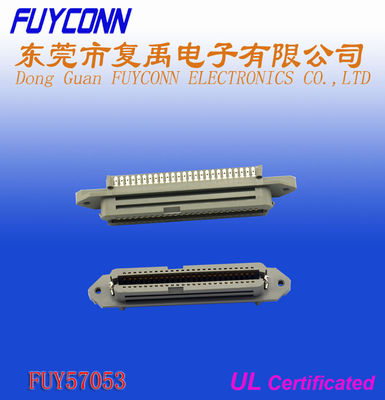 ตัวเชื่อมต่อ 50 พิน DDK Centronic ชนิดง่ายซ็อกเก็ตประเภทปลั๊กบัดกรีพิน Receptacle