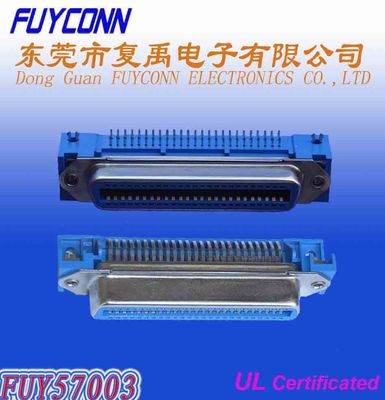 Centronic 14 24 36 50Pin PCB Right Angle Champ Receptacle ขั้วต่อหญิงกลับด้านพร้อมตัวล็อคบอร์ด