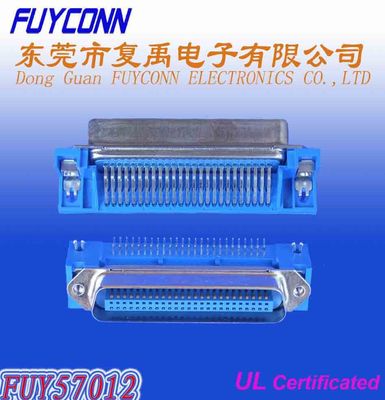 Centronic 14 24 36 50Pin ขั้วต่อ PCB มุมขวาชายพร้อมตัวล็อคบอร์ด