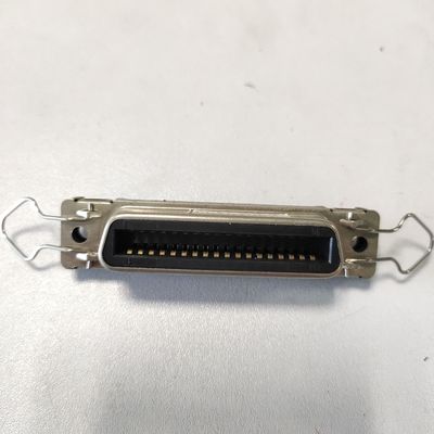 PBT 36 Pin Centronics คอนเนคเตอร์ตัวเมียพร้อมหน้าสัมผัสพินกด