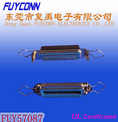 Champ Straight Angle 36 Pin Centronic Female PCB Connector พร้อมสลักสปริง