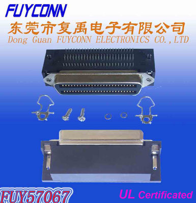 ตัวเชื่อมต่อ Centronics 957100 ขาด้านขวา PCB การติดตั้งขั้วต่อปลั๊กตัวเมียระยะพิทช์ 2.16 มม
