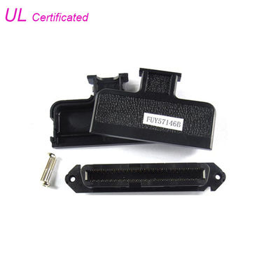 TYCO Champ 50 Pin Receptacle ขั้วต่อ IDC หญิงพร้อมฝาพลาสติก 180 องศา