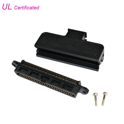 ฝาครอบพลาสติก 180 องศา TYCO AMP 32 คู่ขั้วต่อ 64Pin IDC ประเภทปลั๊กตัวเมีย