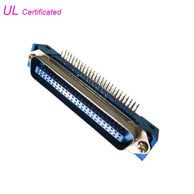 2.16 มม. ระยะพิทช์ 24 พินปลั๊ก Centronic มุมขวาตัวเชื่อมต่อ PCB 50 พินรับรอง UL