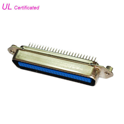 หัวต่อแบบหลายขาตรงมุมเสียบตัวเชื่อมต่อ PCB แนวตั้งชาย 50pin 36pin 24pin 14pin