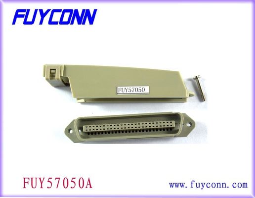 ขั้วต่อฝากระโปรงพลาสติก 90 องศา, Champ Centronic Solder 50 Pin Male Connectors