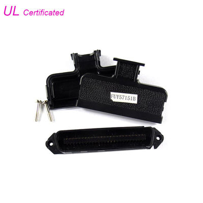 ขั้วต่อ 50 Pin Centronics 25 คู่ชาย IDC Crimping Type พร้อมฝาพลาสติก