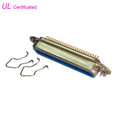 50 36 24 14 Pin Centronic Solder Female Connector พร้อมสลักสปริงรับรอง UL