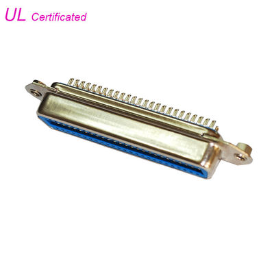 2.16 มม. Centerline 57 CN Series 50Pin ตัวเชื่อมต่อ Centronics ตัวเมียขั้วต่อ DDK