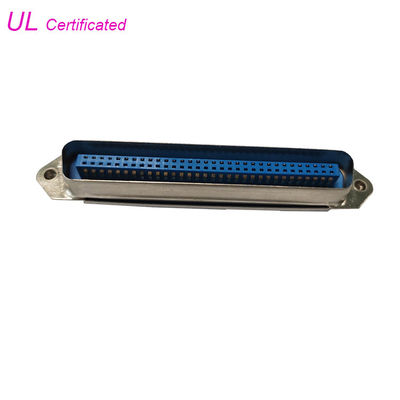 แชมป์ PCB มุมตรงตัวผู้ 64 ขาขั้วต่อ Centronics พร้อมสกรูแจ็ค