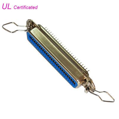 36Pin 50Pin Female Solder Pin ขั้วต่อ Centronics พร้อมสลักสปริง