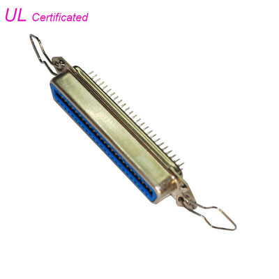 14 24 36 50 Pin Centronic PCB ขั้วต่อตัวเมียแบบตรงประเภท DIP สลักสปริงแม่มด