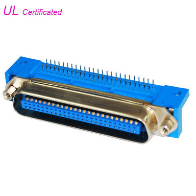 ตัวเชื่อมต่อ PCB Centronic R / A ตัวผู้ 14 พิน 24 พิน 36 พิน 50 พินพร้อมสกรู Hex