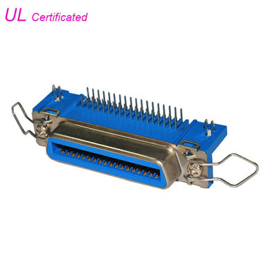 36Pin 2.16mm pitch Centronic ขั้วต่อ PCB ตัวเมียมุมขวาพร้อมสลักสปริง