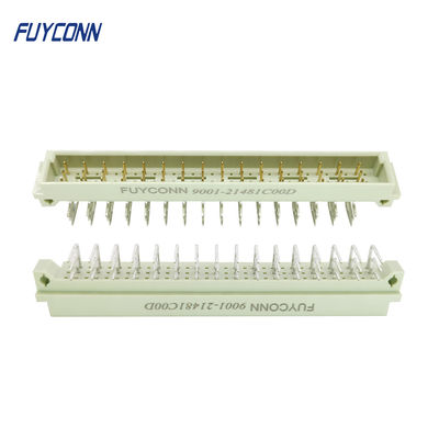 ขั้วต่อ DIN 41612 PCB ชาย 5.08 มม. ช่องเสียบ 48 พินยูโร