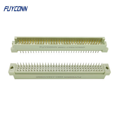 ขั้วต่อ DIN 41612 ตัวผู้ PCB ตรง 2.54 มม. 3 แถว 2 * 32 พิน 64 พิน
