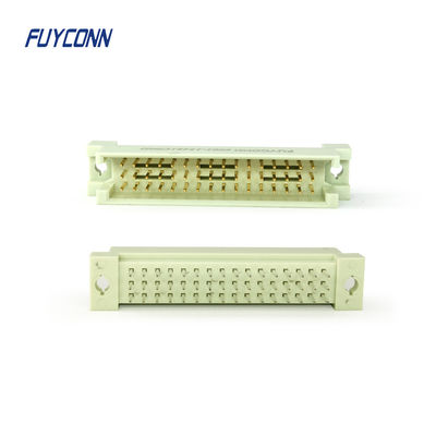 ตัวเชื่อมต่อ DIN41612 ตัวผู้ 3 แถว 3 * 16 32 พิน 48 พินแนวตั้ง PCB Eurocard Connector
