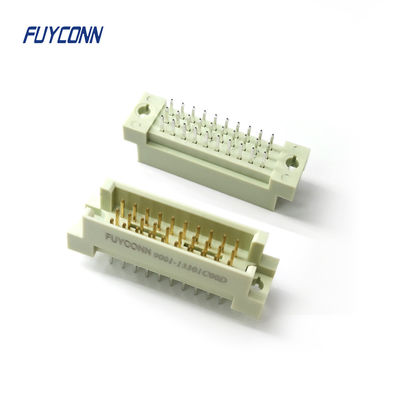 DIN41612 PCB แนวตั้ง 5 10 15 20 30 พินขั้วต่อปลั๊กตัวผู้ยูโร