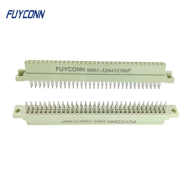 ขั้วต่อ DIN41612 ตัวเมีย 2 แถว 16 พิน 32 พิน 64 พิน Solderless PCB Eurocard Connector