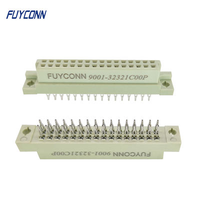 Solderless DIN41612 Connector 2 * 16pin 32pin หญิงกด Pin 41612 ซ็อกเก็ต Eurocard Connector