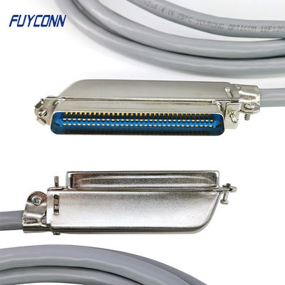 RJ21 IDC Cable Assembly 90 องศาหรือ 45 องศา Metal Cover Outlet