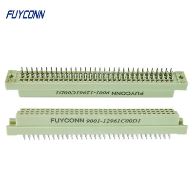 ขั้วต่อ Eurocard 3 แถว 96P เต้ารับแบบตรง Easy Type DIN41612 Connector