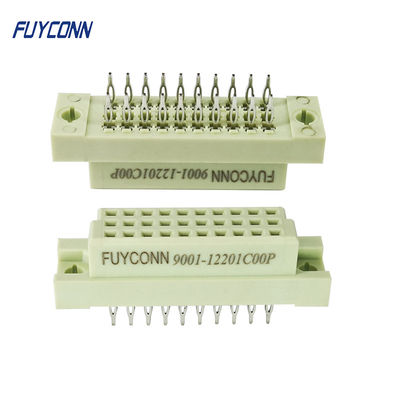 หญิง 3 แถว 20 พินกดพิน Euro 41612 Connector