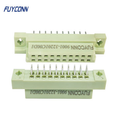 2 แถวตัวเมีย DIN41612 ขั้วต่อ PCB แบบตรง 2x10P Eurocard
