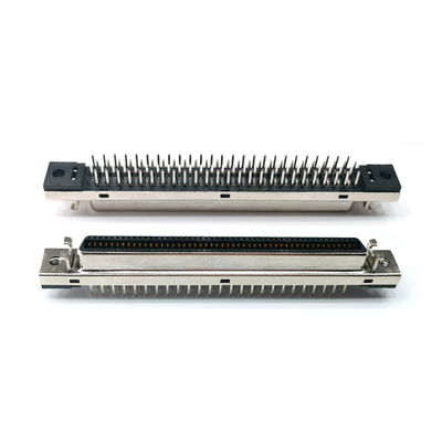 ขั้วต่อ PCB SCSI แบบตรง CN ชนิด 100pin 1.27mm ขั้วต่อ MDR ตัวเมีย