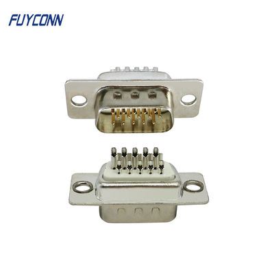 15pin 26pin 44pin 62pin High Density Solder Cup Cable Type D-SUB Connector ชาย