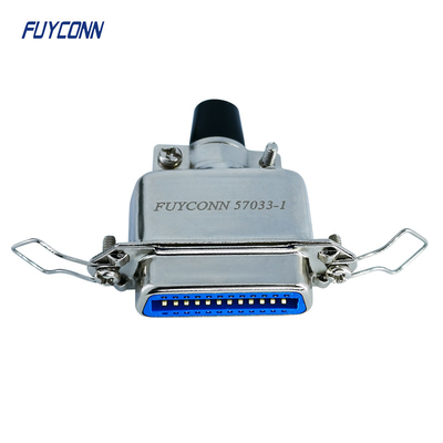 57-60240 Connector 24 Pin Top Cable Entry หญิง Solder Cup DDK Connector พร้อม Metal Hood