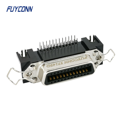 DDK 24 Pin Centronic Connector PCB มุมขวาหญิง Type