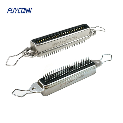 50 36 24 14 ขั้วต่อตัวเมีย PCB ขั้วต่อ Centronics แบบตรง