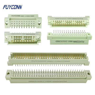 ขั้วต่อ DIN 41612 ตัวผู้ 3 แถว PCB แนวตั้ง PCB European Connector